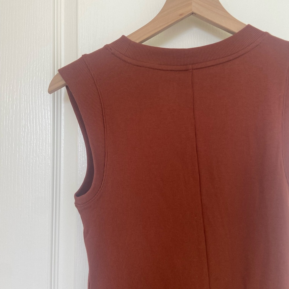 a new day Sleeveless Rust Dress - Picture 6 of 6
